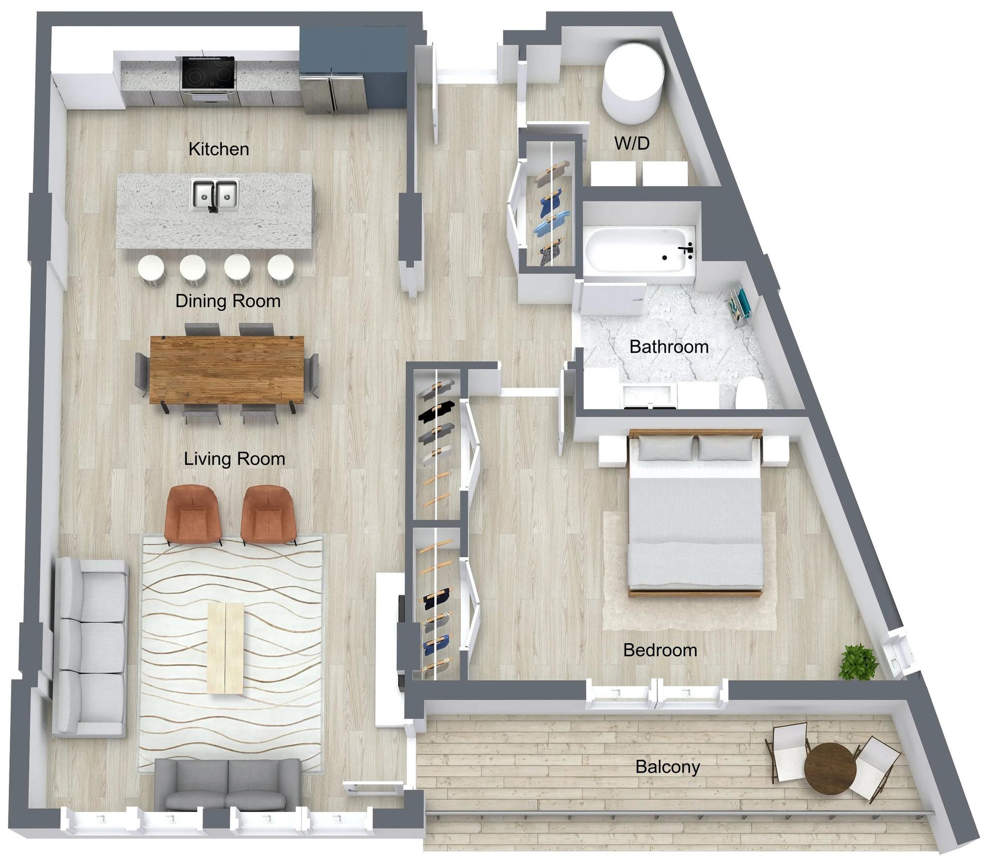 Type G - 1 br / 1 bthr