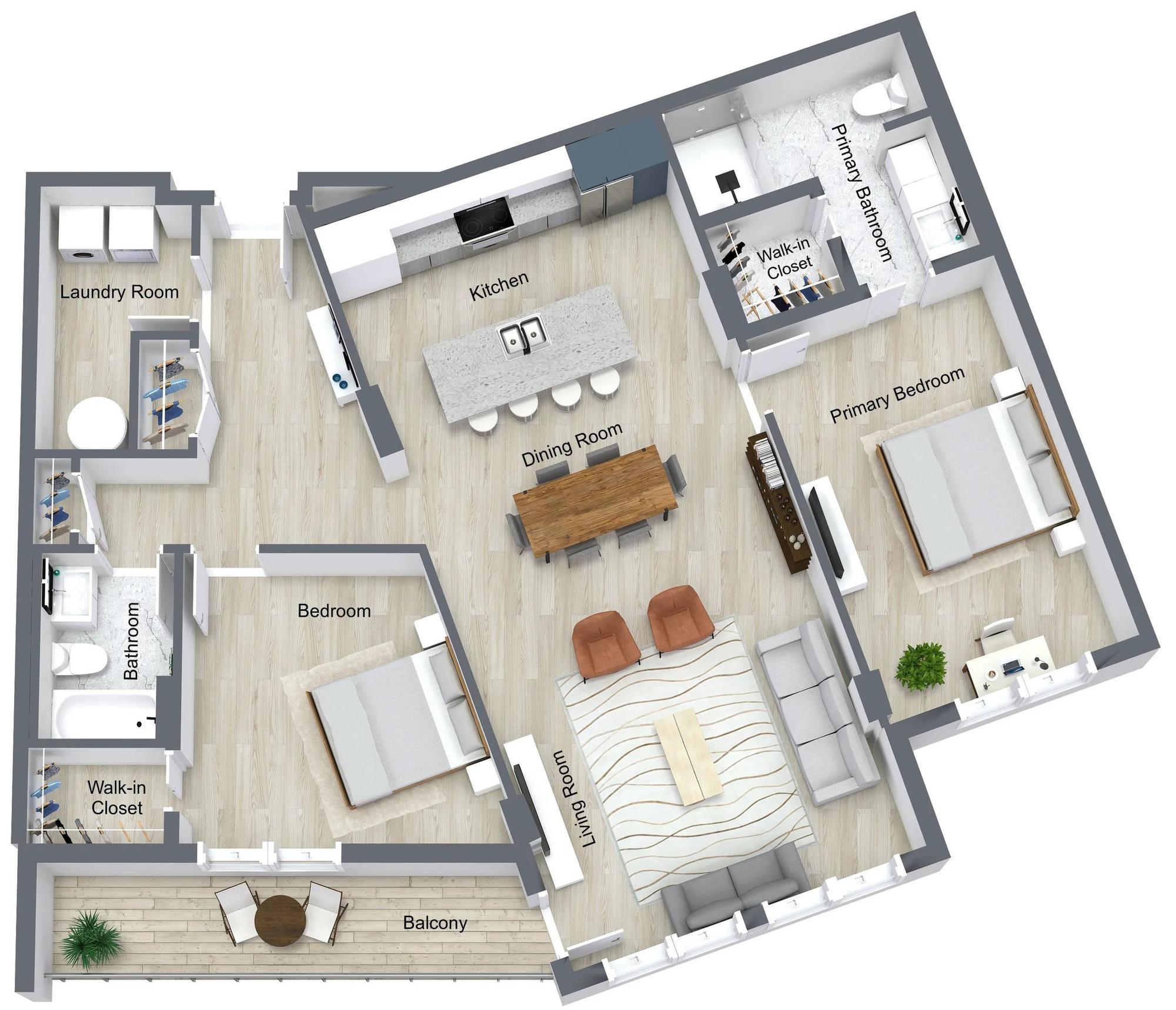 Type I - 2 br / 2 bthr