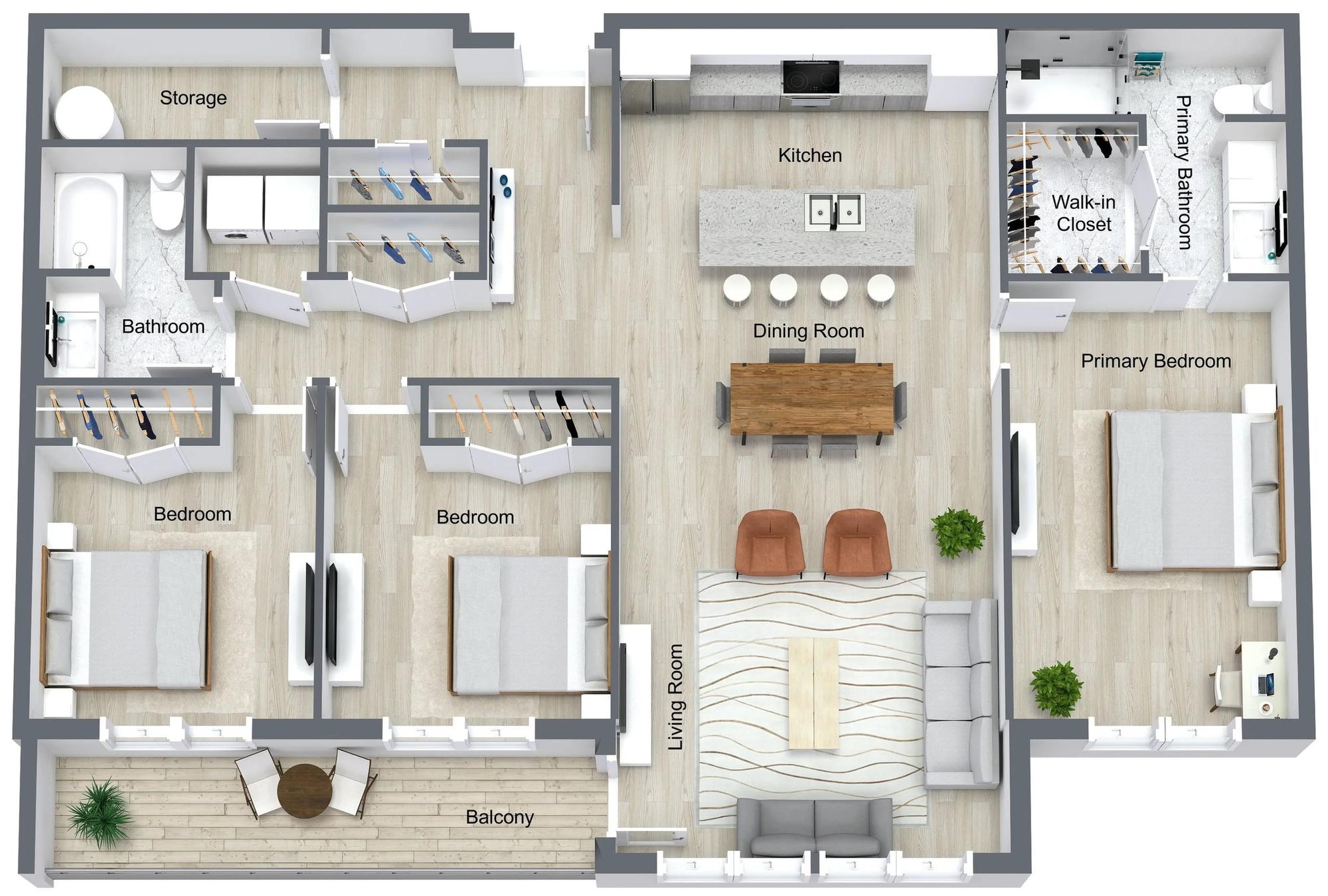 Type E - 3 br / 2 bthr