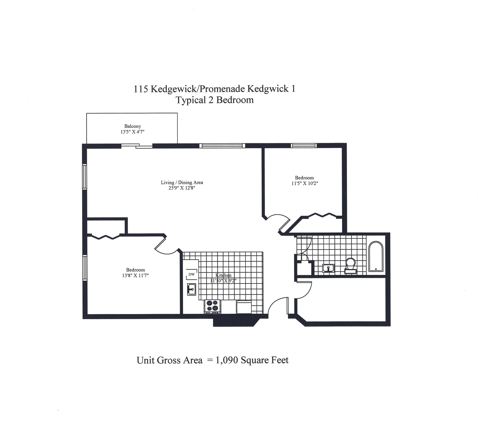 Type B - 2 br / 1 bthr