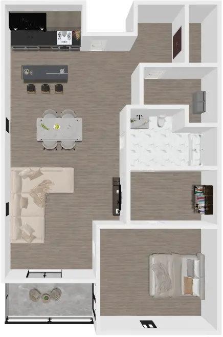 Type A Corner - 1 br / 1 bthr photo 2