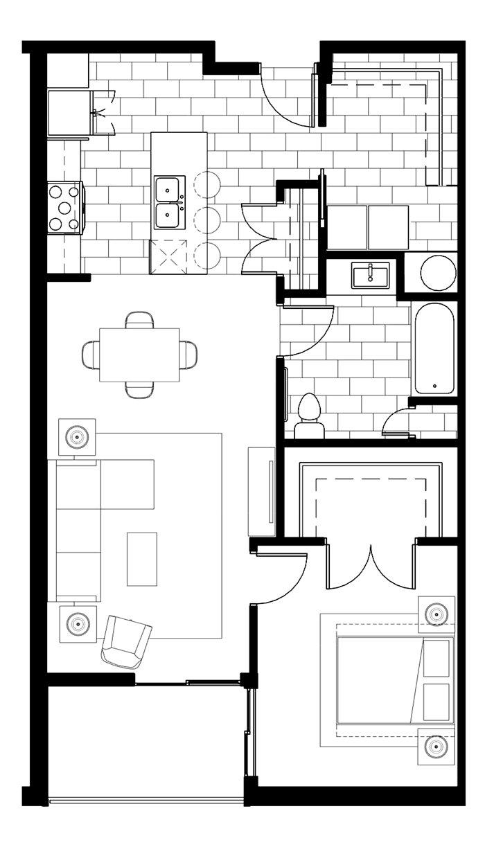 Type C - 1 br / 1 bthr