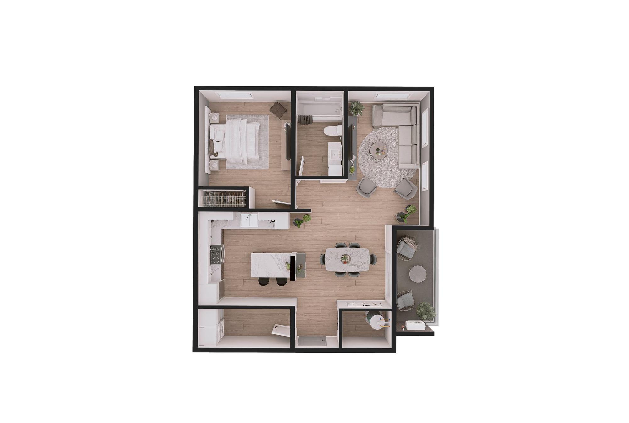 Type G - 1 br / 1 bthr